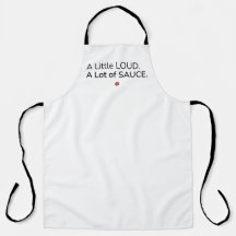 Un Poco Fuerte. Mucha Salsa. Delantal