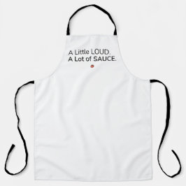 Un Poco Fuerte. Mucha Salsa. Delantal