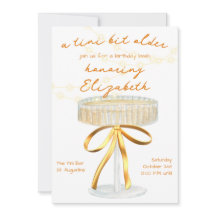 Un poco más viejo Martini Tema Invitación al cumpl