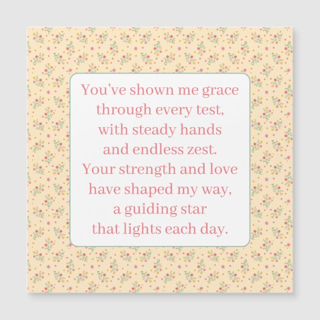 Un poema para abuela (Anverso)