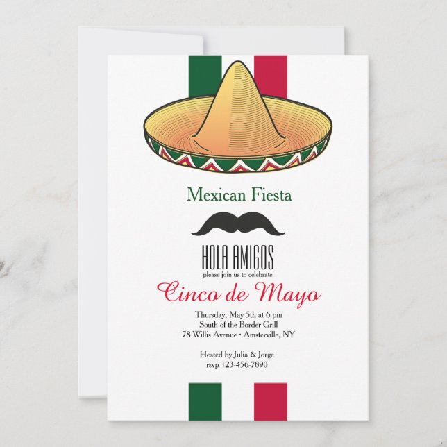 Un poquito de invitación a México (Anverso)