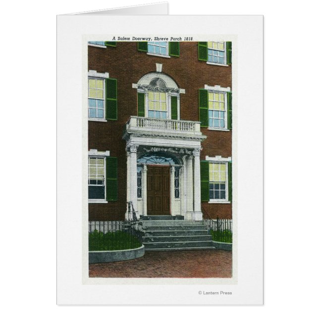 Un porche de Shreve, vista de la puerta de Salem (Frente)