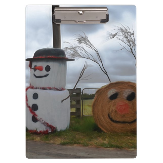 Un portapapeles de Navidades de corral (Anverso)