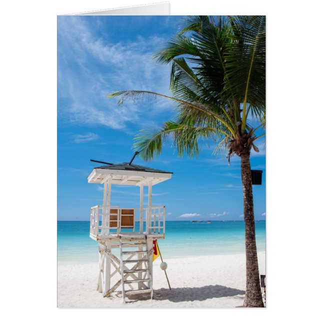 Un post de un socorrista | Playa Blanca, Boracay (Frente)