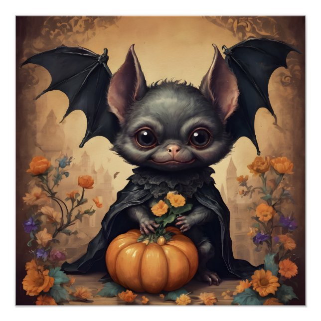 Un Poster brillante de Halloween corto en el hb1 (Anverso)