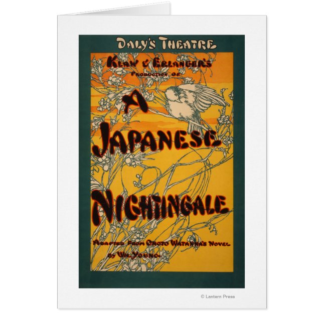 Un Poster de teatro nocturno japonés (Frente)
