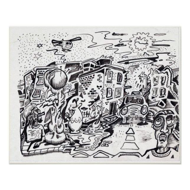 Un poster lujoso en casa de noche (Anverso)