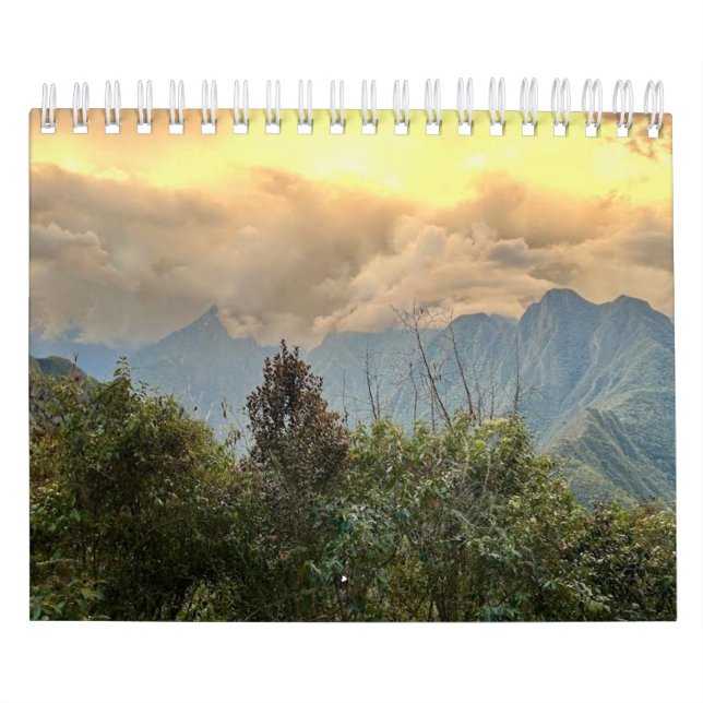 Un precioso calendario paisajístico (Tapa)