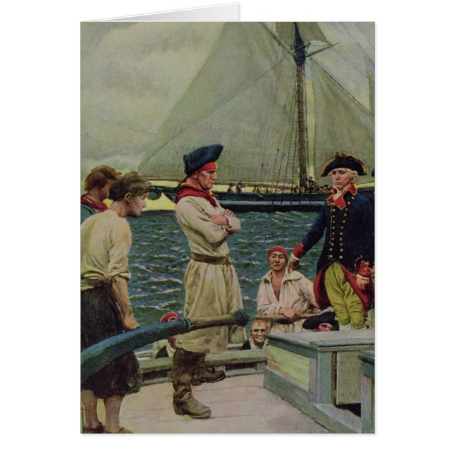 Un Privateer americano que toma un premio (Frente)