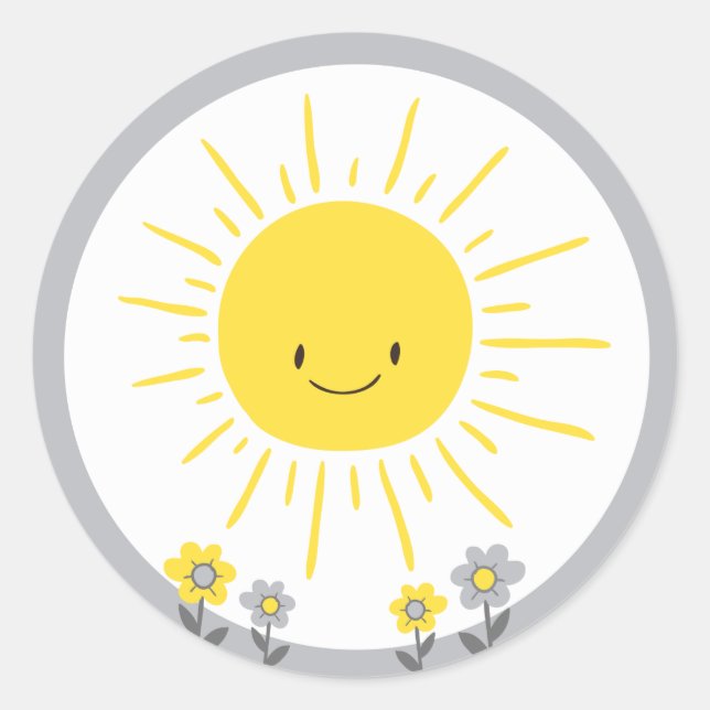 Un rayo de sol Sello para sobres (Anverso)