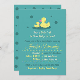 Un recién nacido para amar la invitación de Baby S