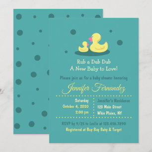 Un recién nacido para amar la invitación de Baby S
