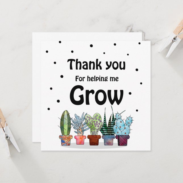 Un regalo de agradecimiento al profesor, gracias p (Anverso/Reverso In Situ)