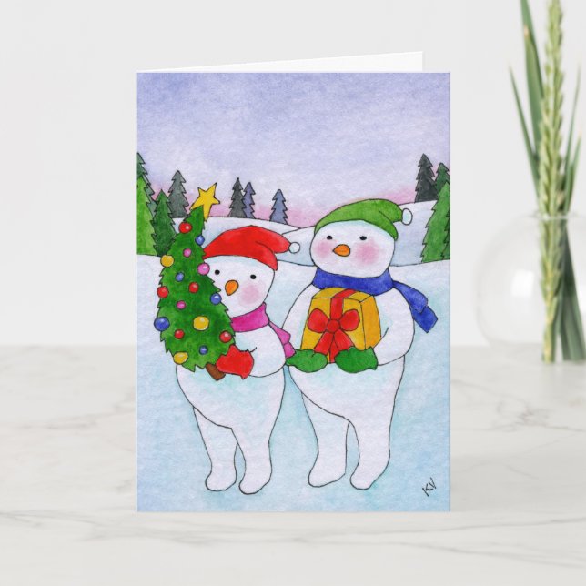 Un regalo de árbol de Navidad para los hombres de  (Anverso)