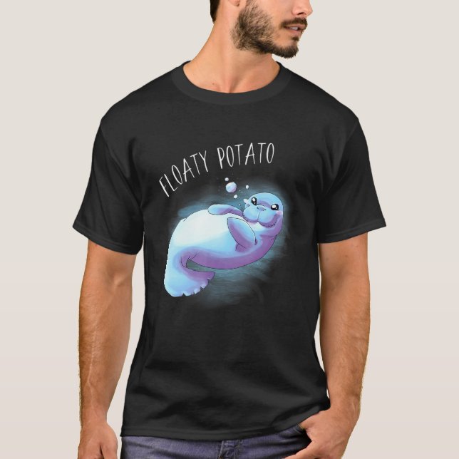 Un regalo divertido meme de la camiseta de Manatee (Anverso)