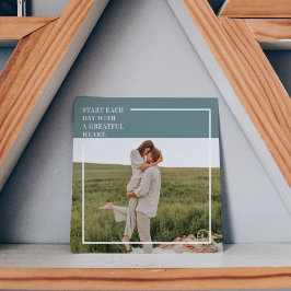 Un regalo encantador para la familia verde fotográ