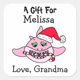 Un regalo para las etiquetas de regalo personaliza