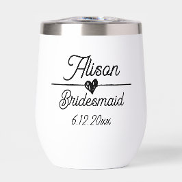 Un regalo personalizado para la dama de honor