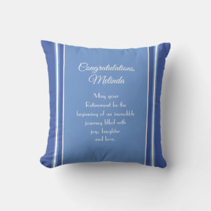 ¡Un regalo único! Cojín decorativo de Jubilación p