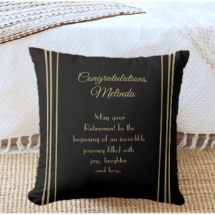 ¡Un regalo único! Cojín decorativo de Jubilación p