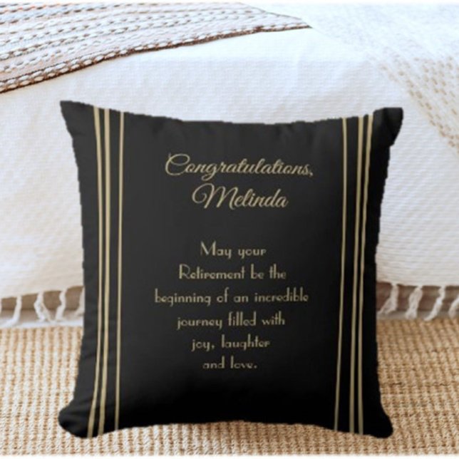¡Un regalo único! Cojín decorativo de Jubilación p (Subido por el creador)