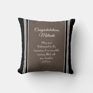 ¡Un regalo único! Cojín decorativo de Jubilación p