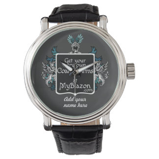 Un reloj con tu propio escudo de armas
