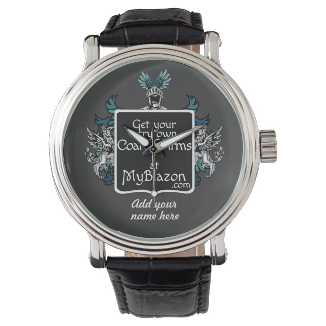 Un reloj con tu propio escudo de armas (Anverso)