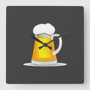 Un Reloj De Cerveza Alegre.