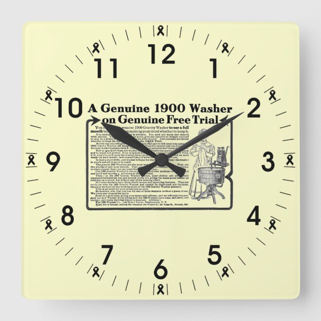 Un reloj de pared del lavaparabrisas genuino de 19 (Anverso)
