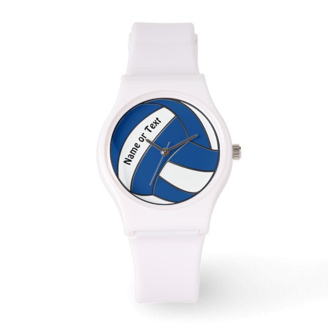 Un reloj de voleibol personalizado para ella, tu c (Anverso)