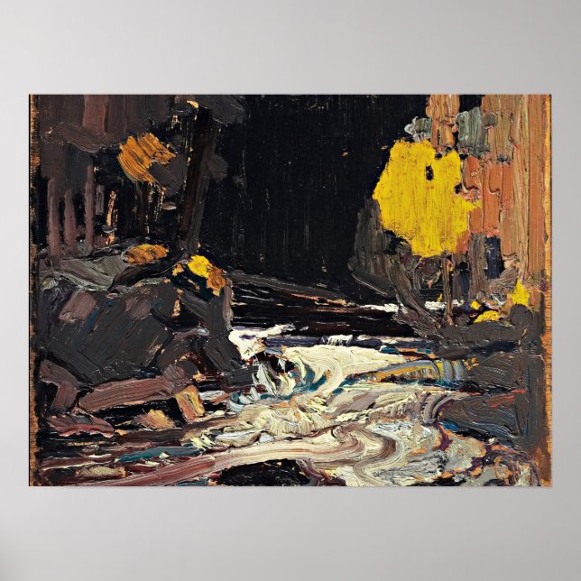 Un río, buen arte de Tom Thomson, (Frente)