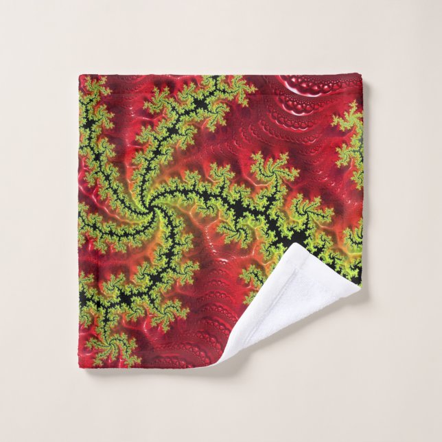 Un río corre a través de ella lavando tela (Toallita)