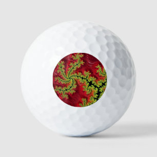 Un río corre a través de su bola de golf