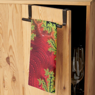 Un Río Corre A Través De Su Toalla De Té