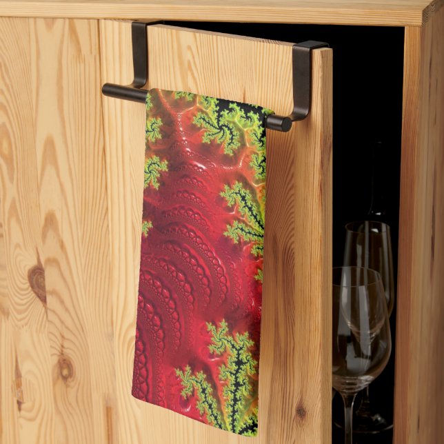 Un Río Corre A Través De Su Toalla De Té (Pliegue de tercios)