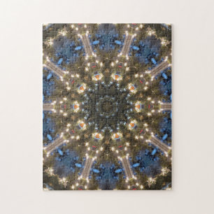 Un rompecabezas hermoso del navidad