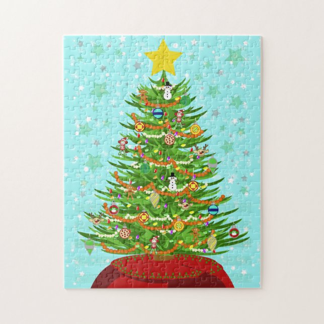 Un rompecabezas muy macabro del árbol de navidad (Vertical)