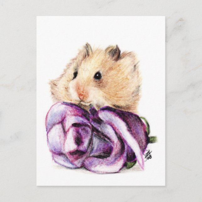 Un Rosa para las postales de mamá (Anverso)