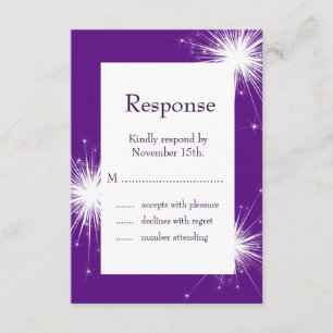 Un RSVP Purple Sparkler