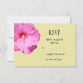 Un RSVP tropical (amarillo)