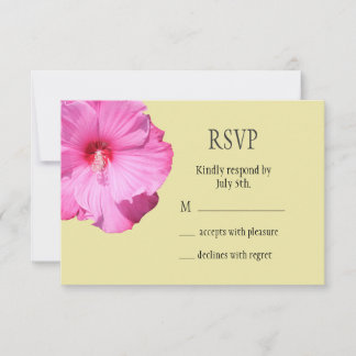 Un RSVP tropical (amarillo)
