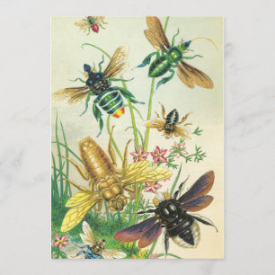 Un rumor de la invitación a la fiesta de las abeja