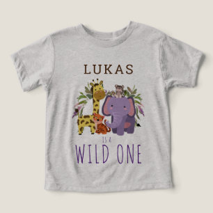 Un Safari de la Selva Cute Wild One Jungle Primer