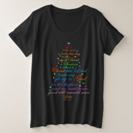 Un Salvador ha Nacido Camisetas de Navidad Luke 2-