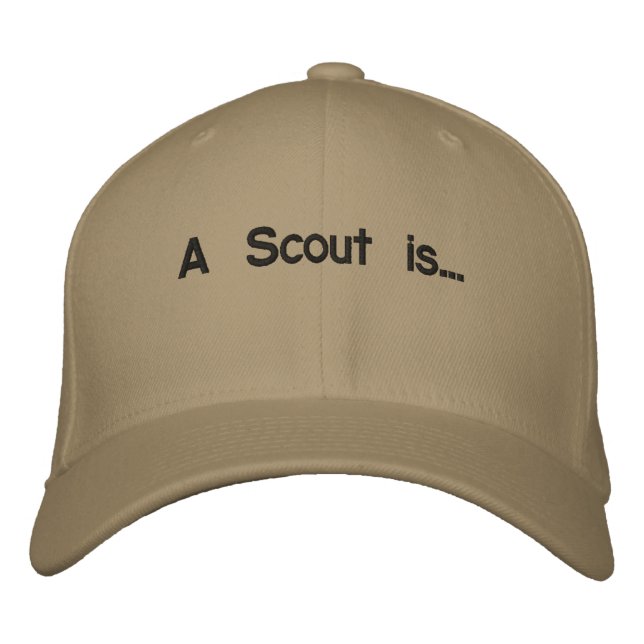 Un Scout es... Gorra de béisbol (Anverso)