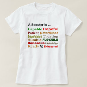 Un Scouter es… camiseta de las señoras
