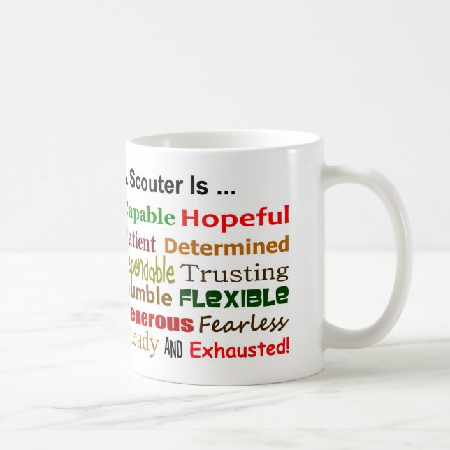 Un Scouter es… taza de café (Derecha)