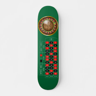 Un skateboard de imágenes de la mesa de ruleta eu