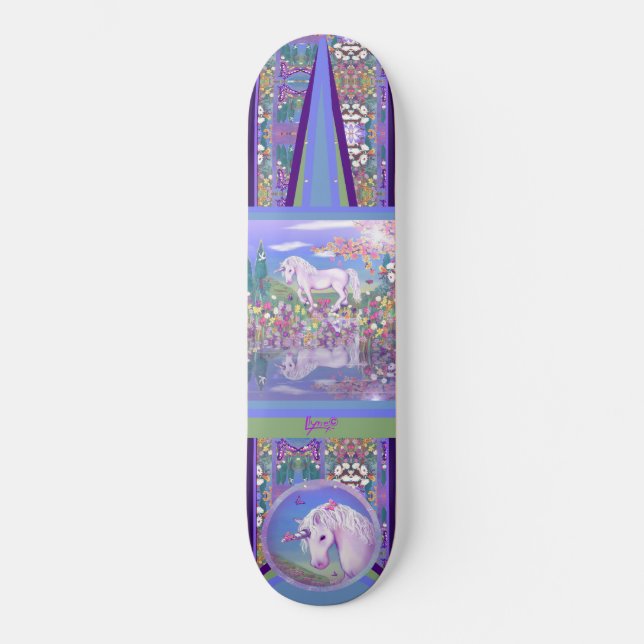 Un Skateboard Purple Paradise (Anverso)